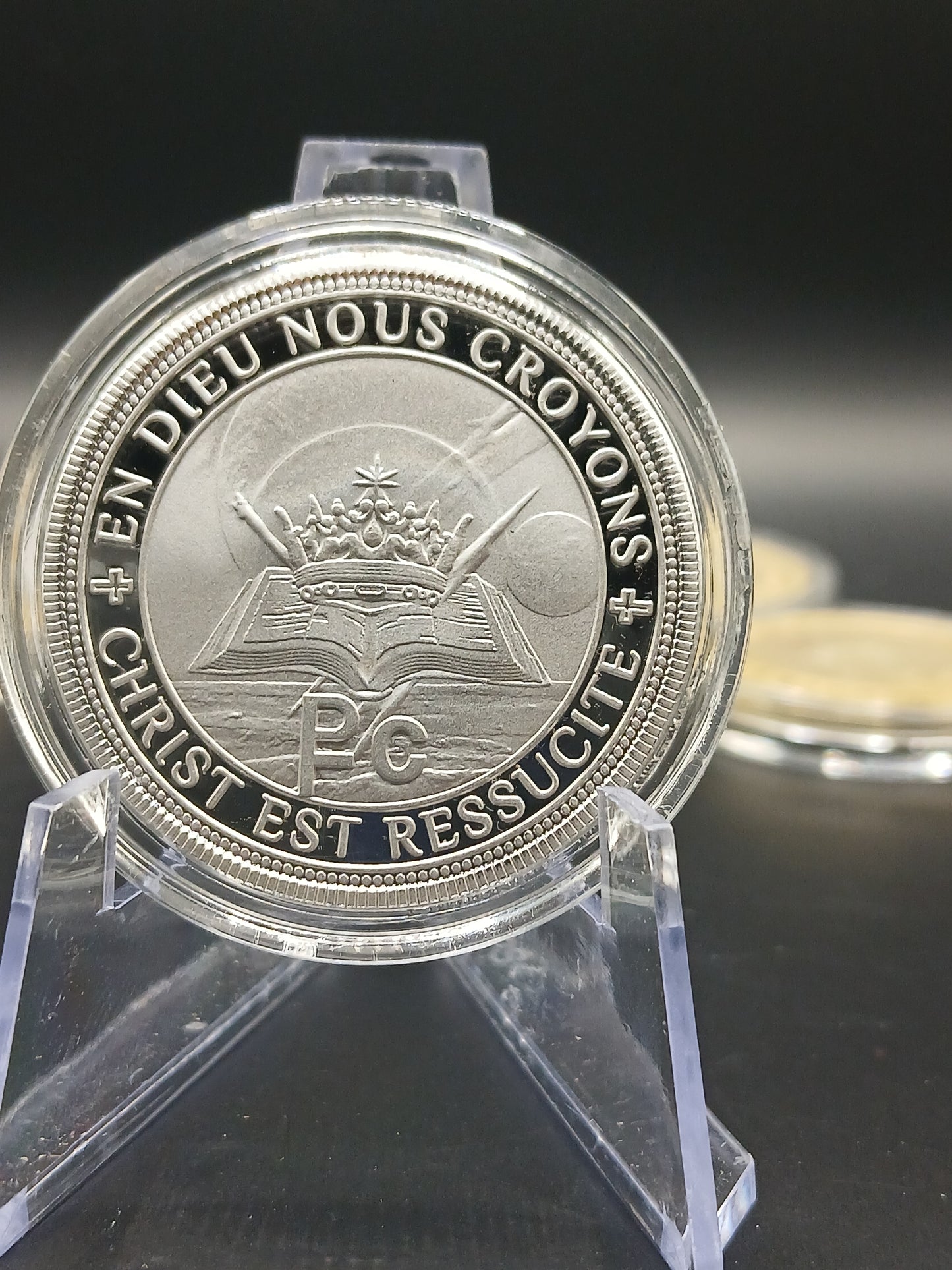 Pièce/token en argent Plus que Victorieux