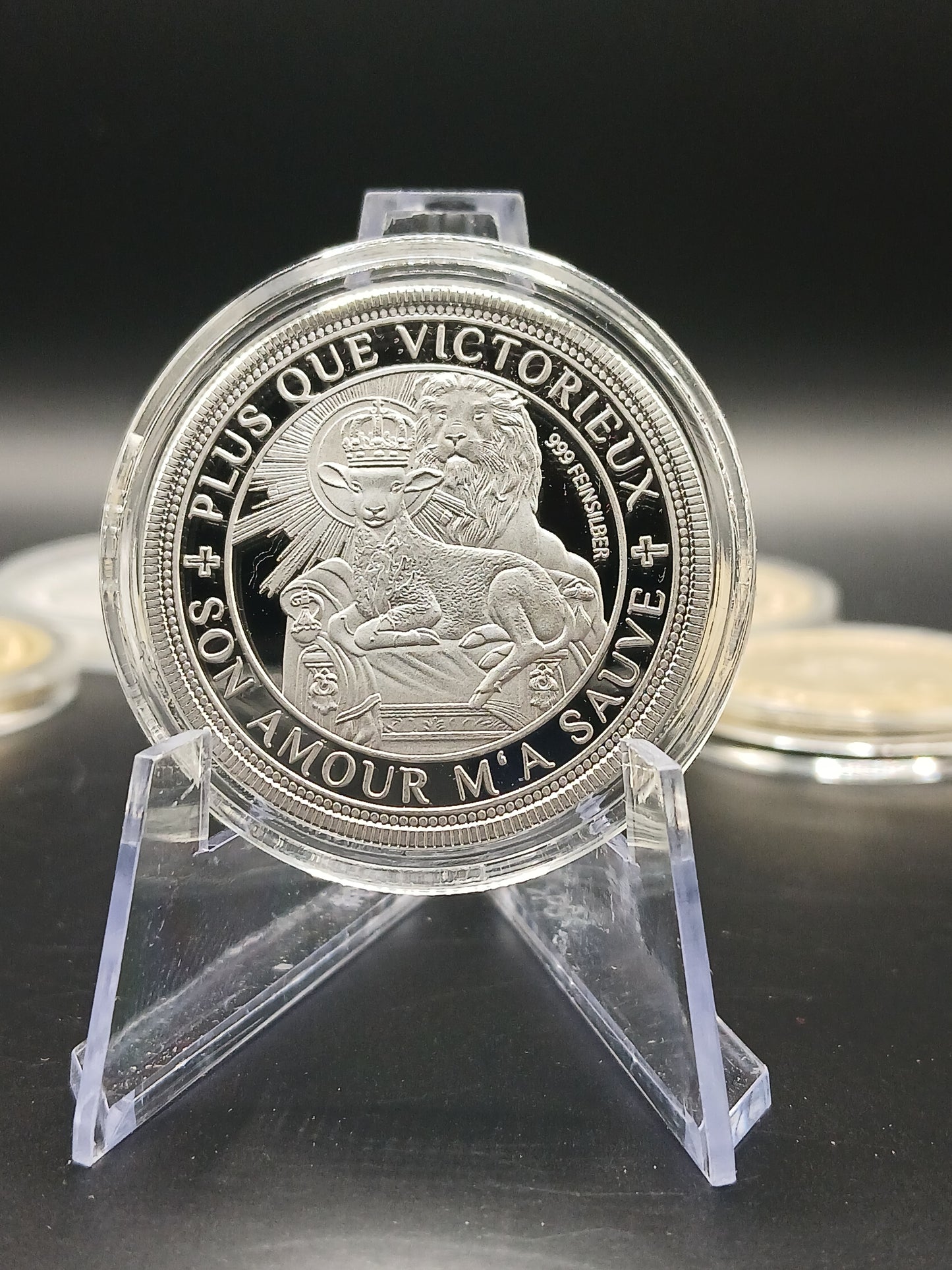 Pièce/token en argent Plus que Victorieux